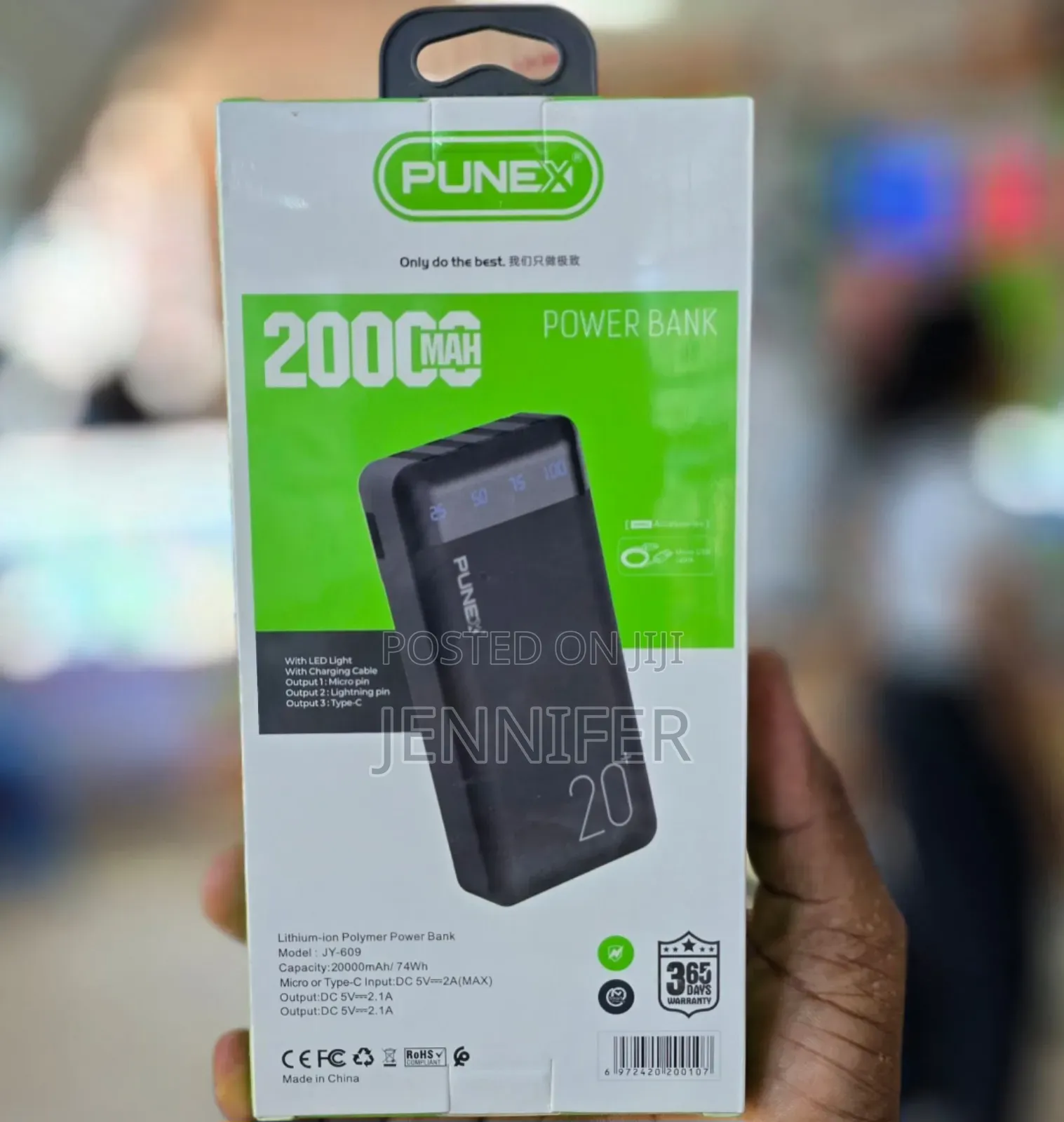 Punex 20000mah Digital Fast Charging Power Bank