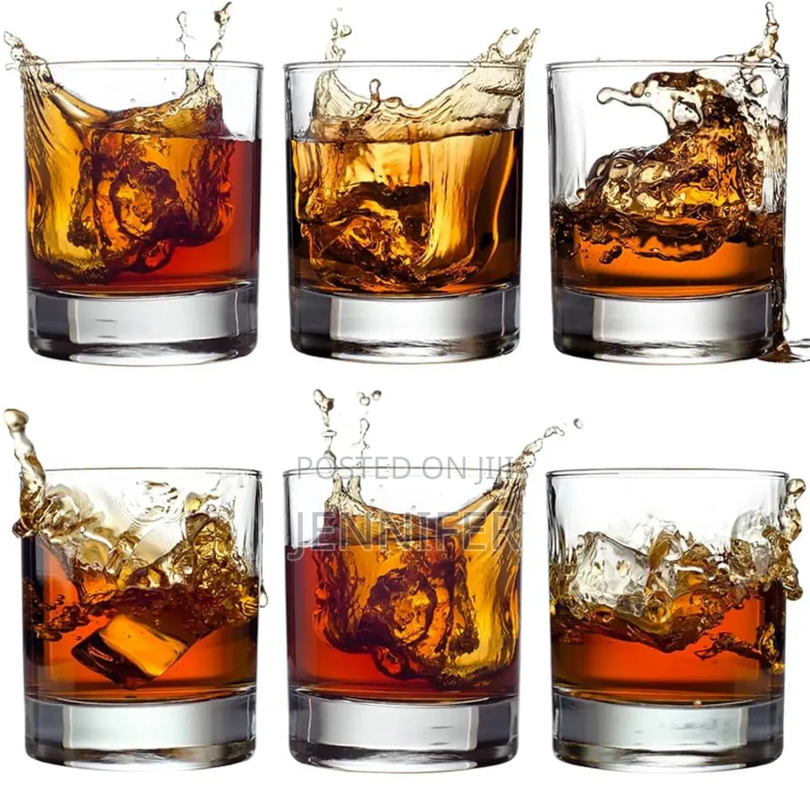 12pcs Premium Lead-Free Cocktail Whisky Classes
