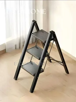 Portable Steel 3-Step Folding Ladder