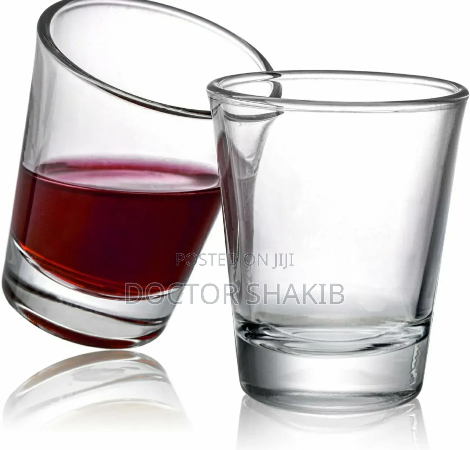 Heavy-Duty Small Round Tequila Shot Glasses- 12pcs