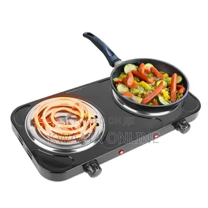 Raf 2000w Hot Plate Electric Double Coil Burner Cooktop