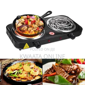 Raf 2000w Hot Plate Electric Double Coil Burner Cooktop