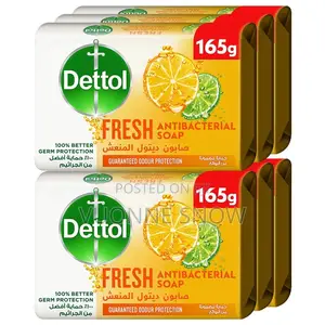 Photo - Dettol Original Anti-Bacterial Bathing Soap 165g, Pack of 6