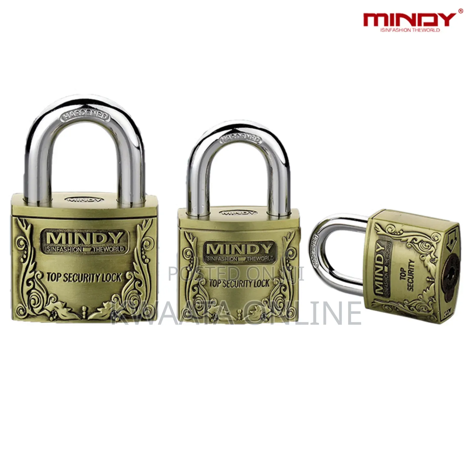 Mindy Anti-Theft Hard Steel Keyed Padlocks- A4-50