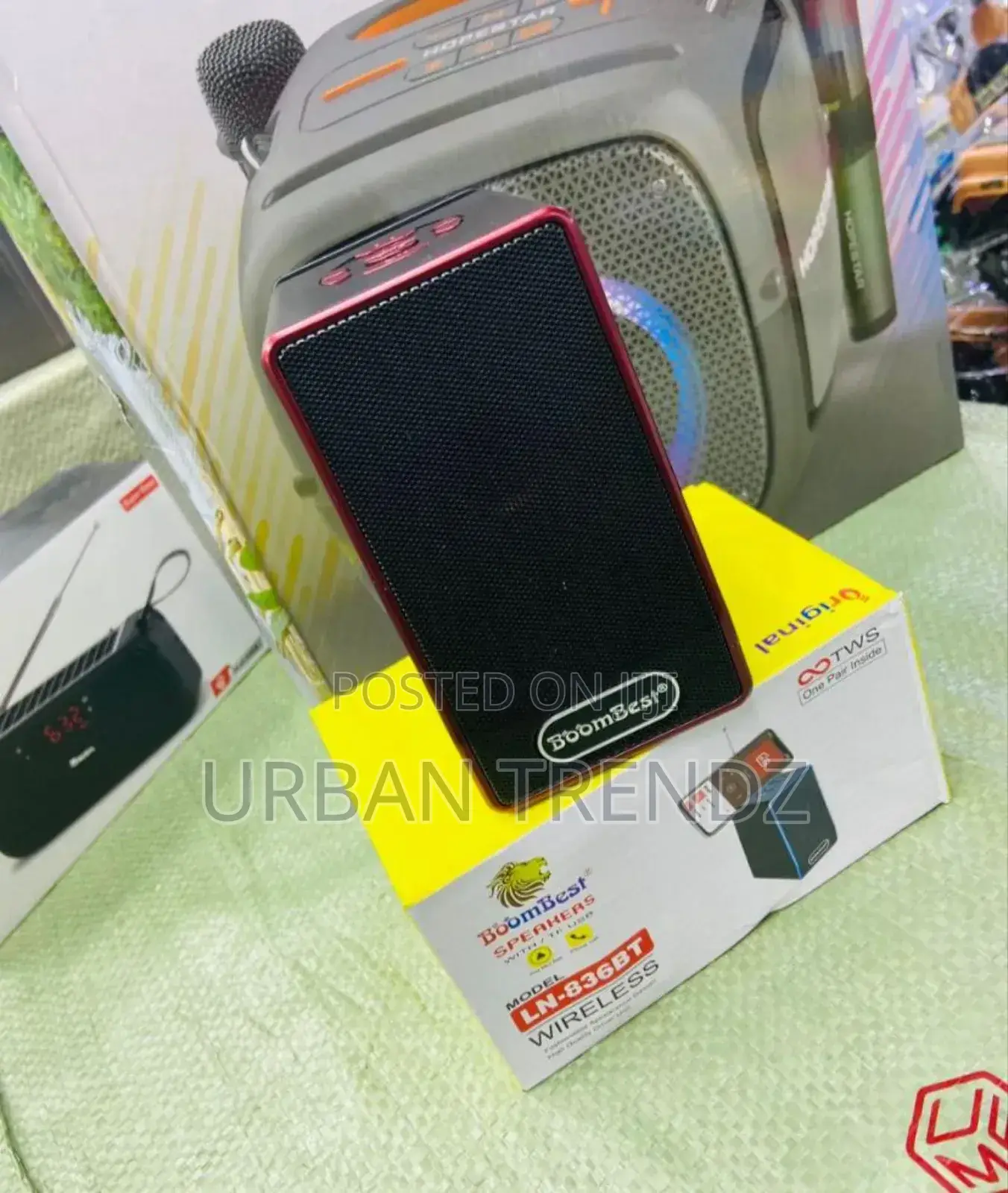 Boombest Ln-836bt Wireless Bluetooth Speaker.