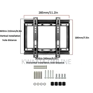 Tv Mount,Sturdy Tv Wall Enclosure For Most 14-43 Inches