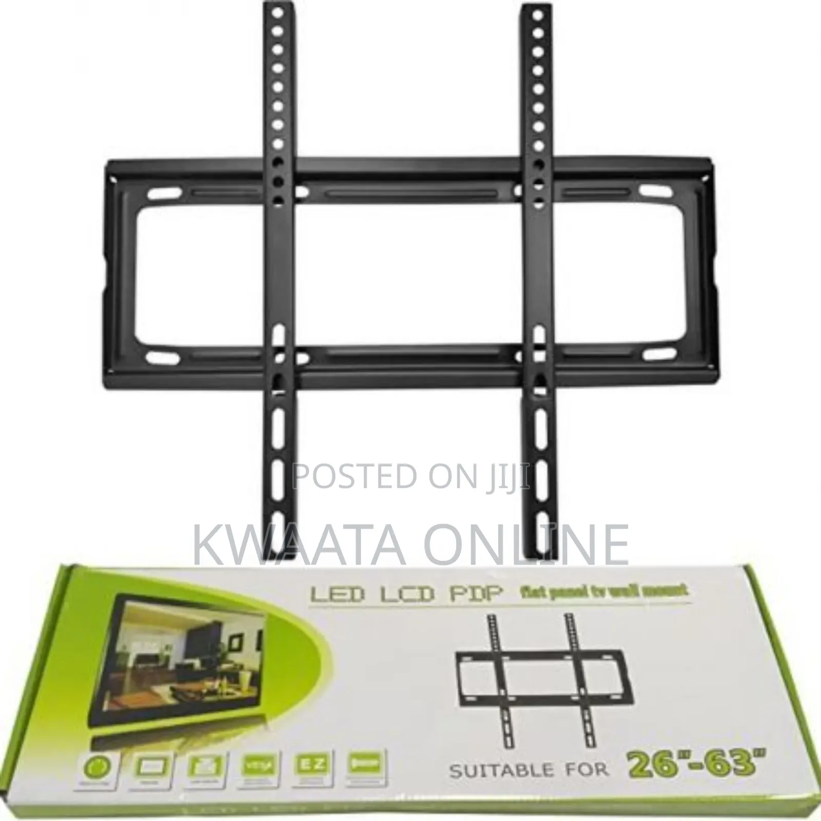 Tv Wall Mount Bracket, 26-63 Inch, Heavy Duty, 50 Kg Load