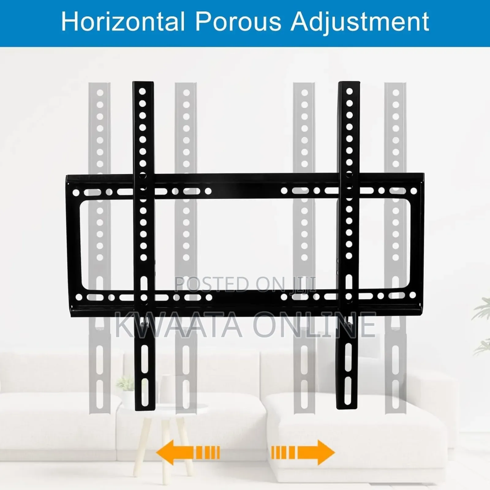 Tv Wall Mount Bracket, 26-63 Inch, Heavy Duty, 50 Kg Load
