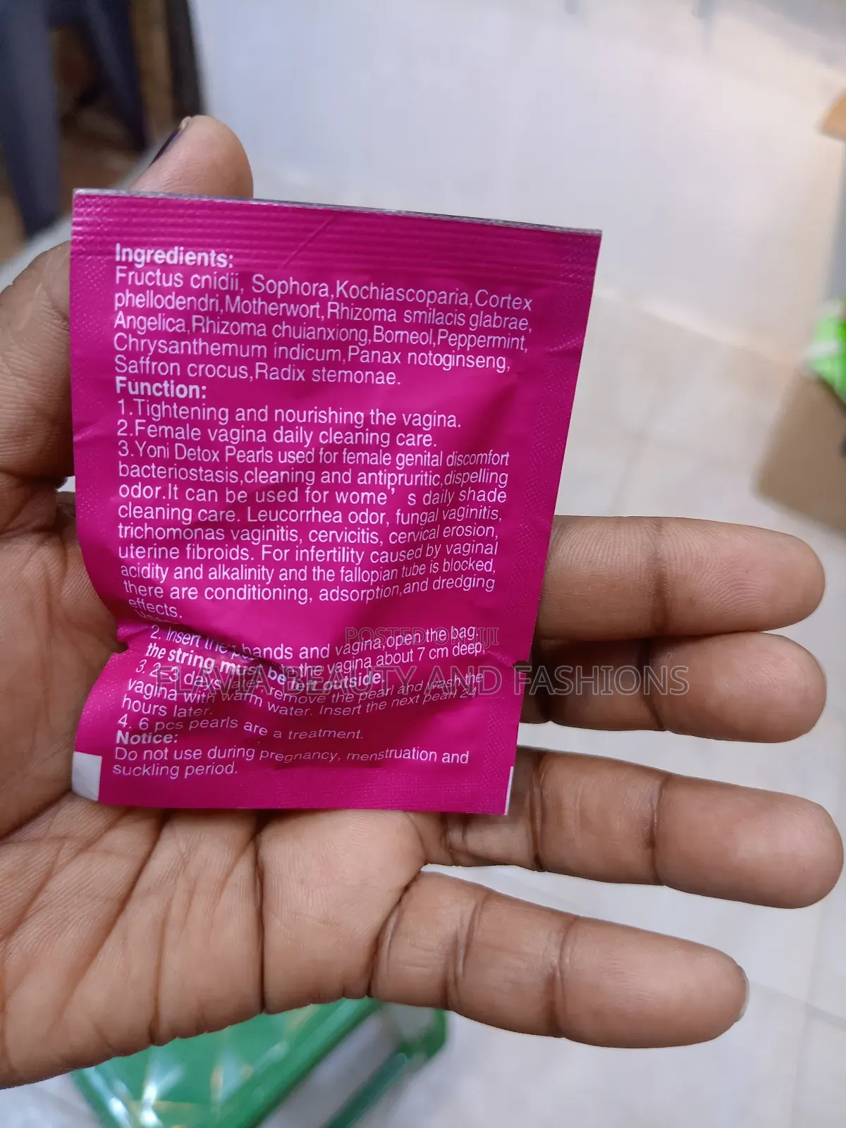 Yoni Detox Pearls. Clean Point