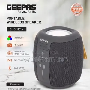 Geepas Top-Quality Rechargeable Bluetooth Speaker GMS-11181n