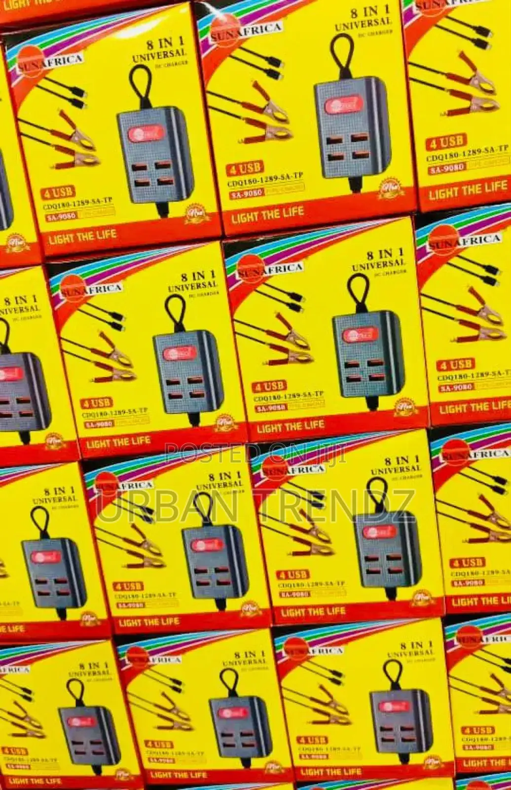 Sunafrica 8-in-1 Universal 4 Usb Charger.