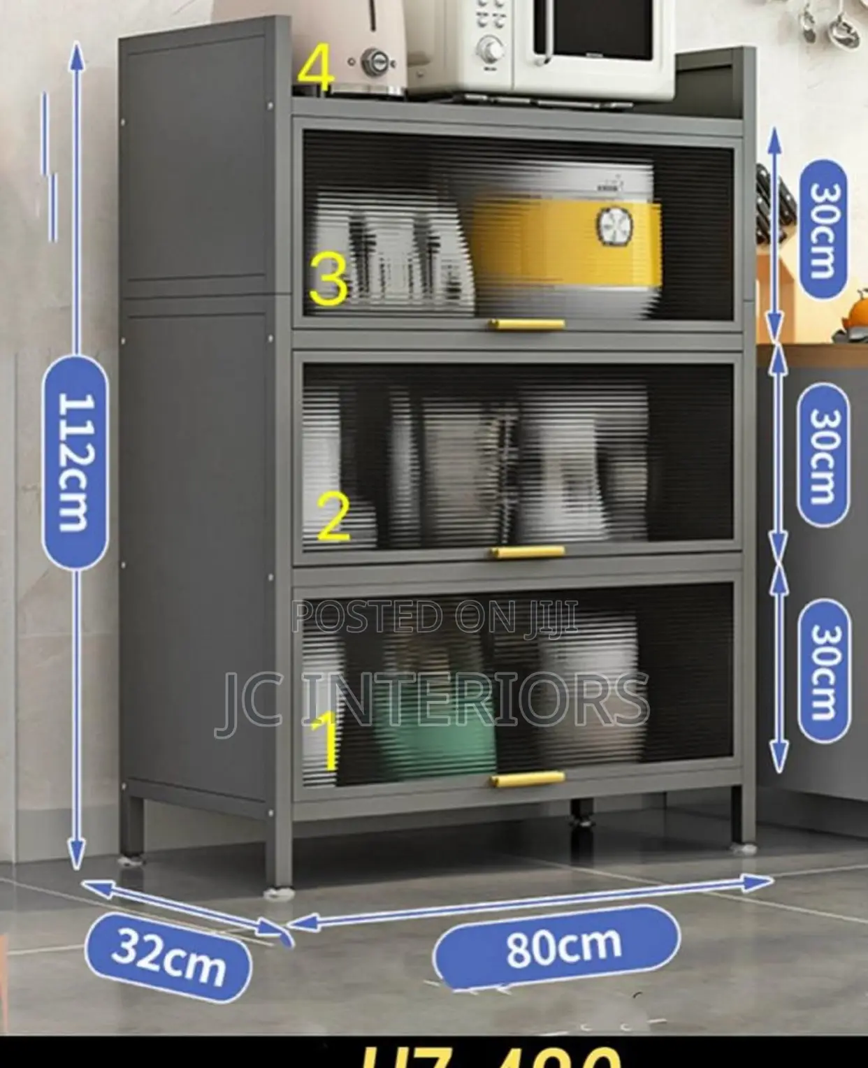 Multi Functional Dust Proof Kitchen Rack