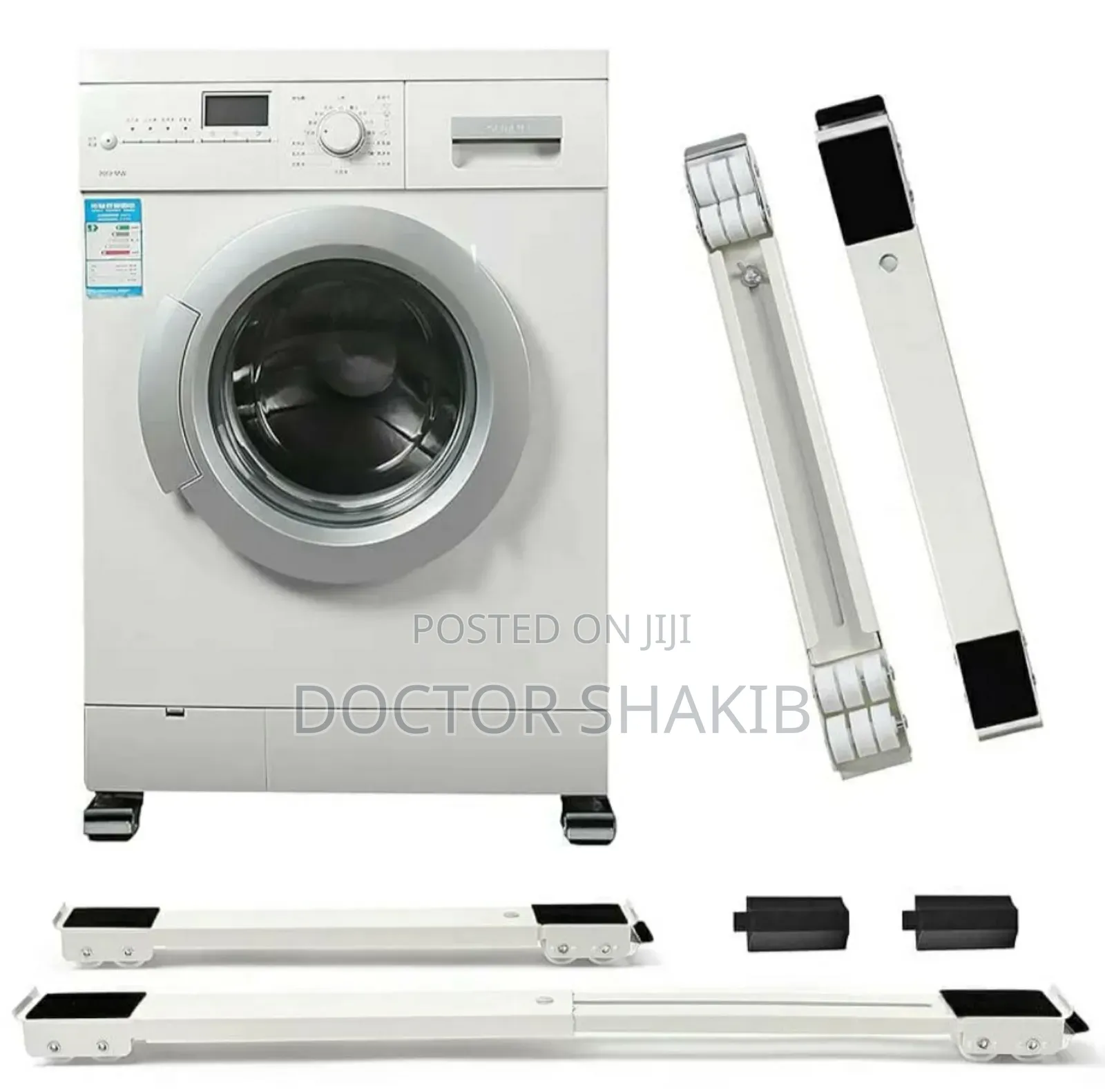 New Two Very Strong Adjustable Mobile Washing Machine Stand