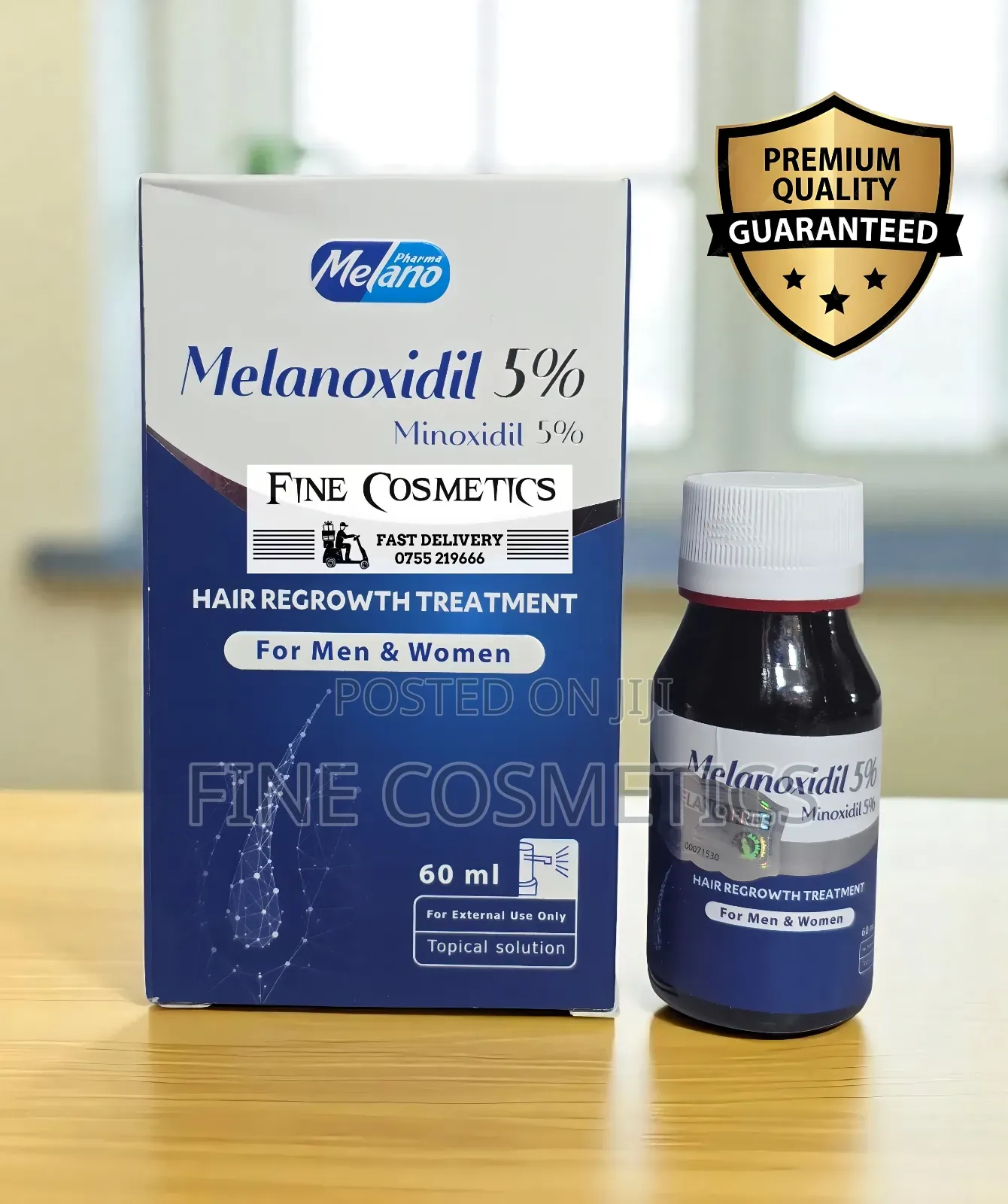 Melanoxidil Hair Regrowth Bald Treatment Anti-Hair Los Boost
