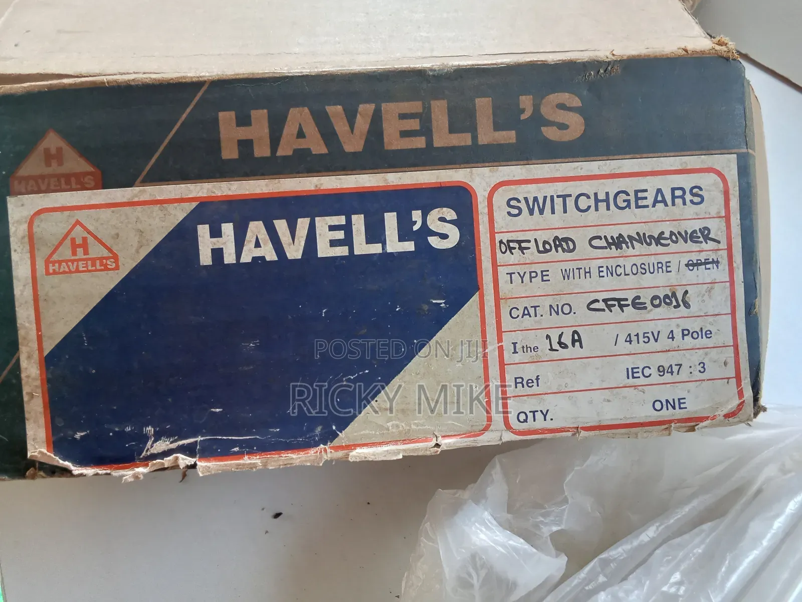 Power Change Over Switch