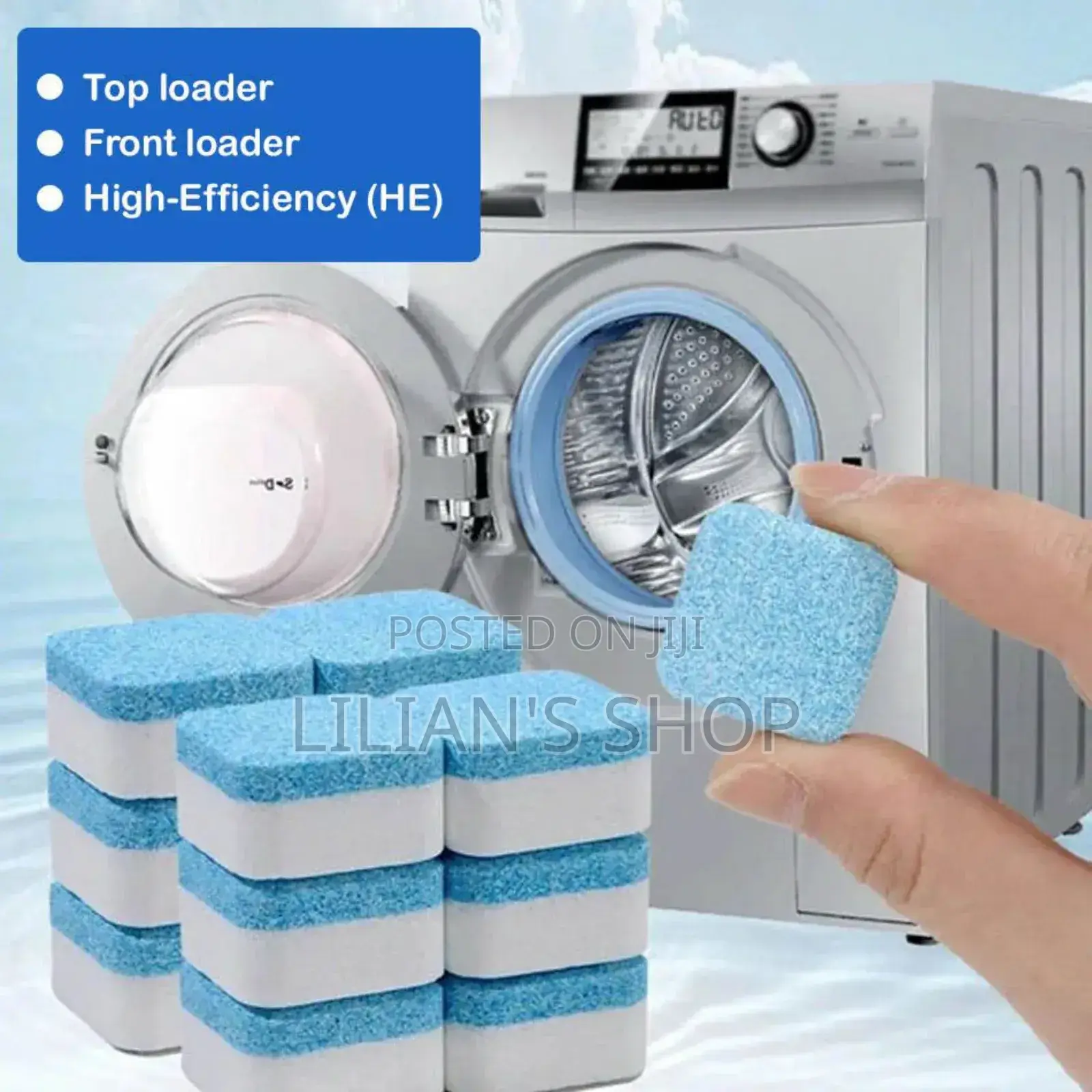 24pcs Washing Machine Cleaning Tablets