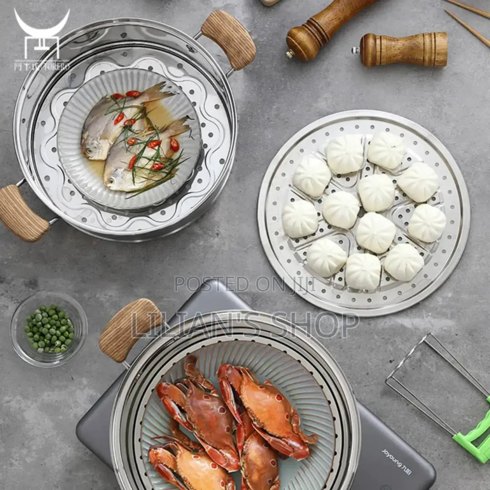 3layers Stainless Stainless Food Grade Steamer
