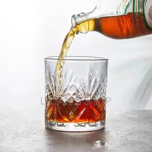 12pcs Clear Crystal Whisky Glass Tumblers