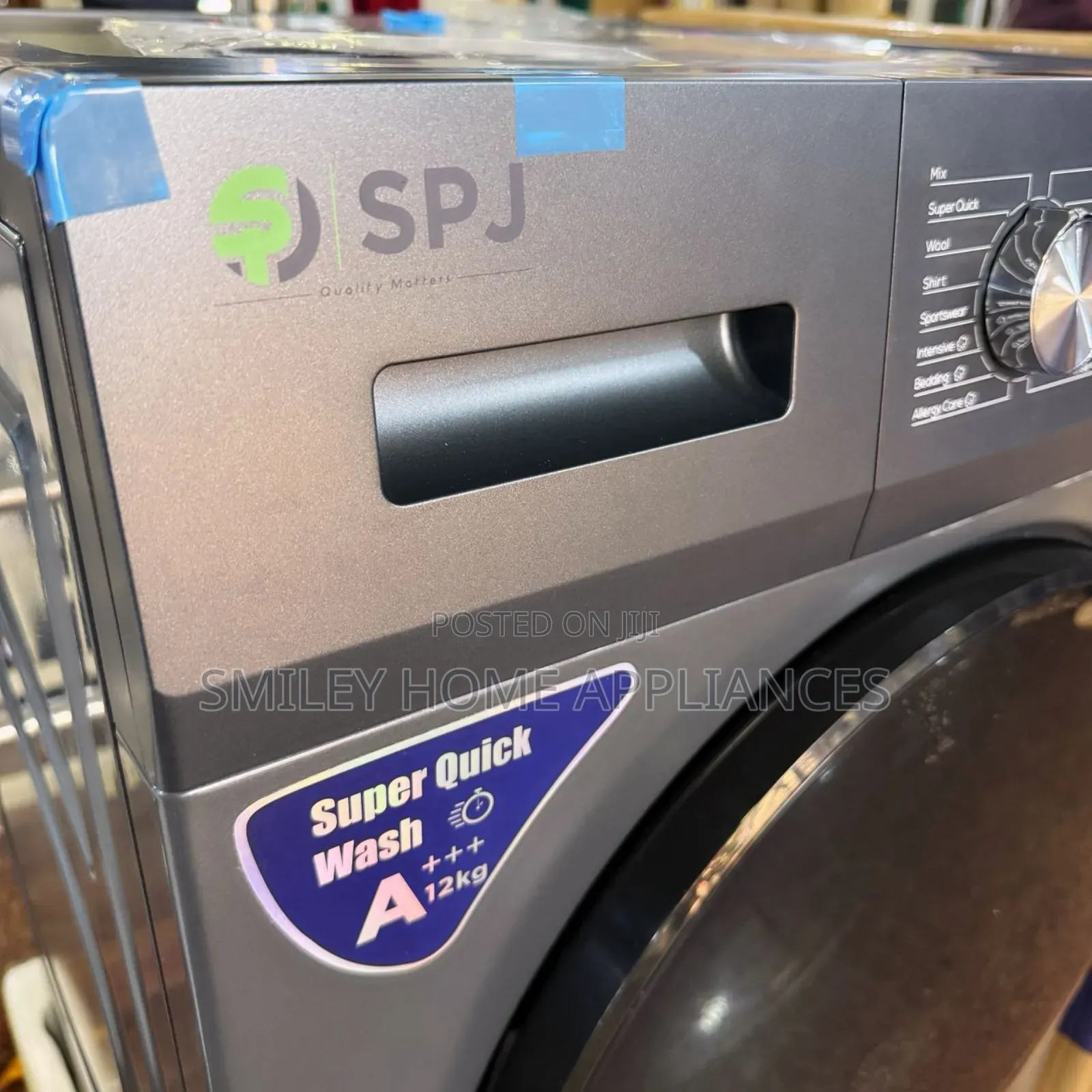 20% Discount Price on SPJ 12kgs Frontloader Washing Machine