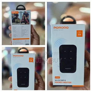 Photo - Porodo 4g Lte | Wifi 6 Pocket Router