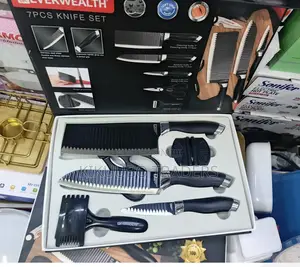 7pcs Nonstick Blade Kitchen Knife Set