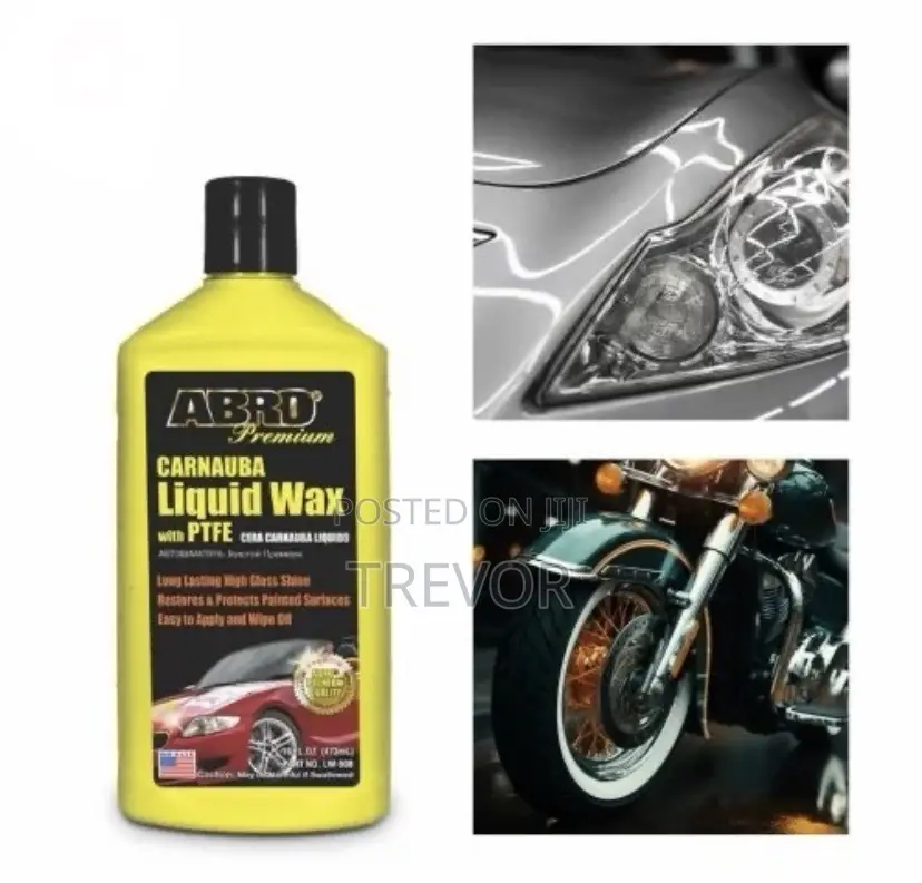 American Abro Premium Carnauba Liquid Wax With Ptfe.