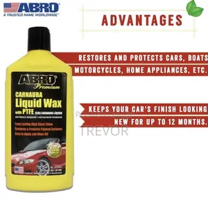 American Abro Premium Carnauba Liquid Wax With Ptfe.