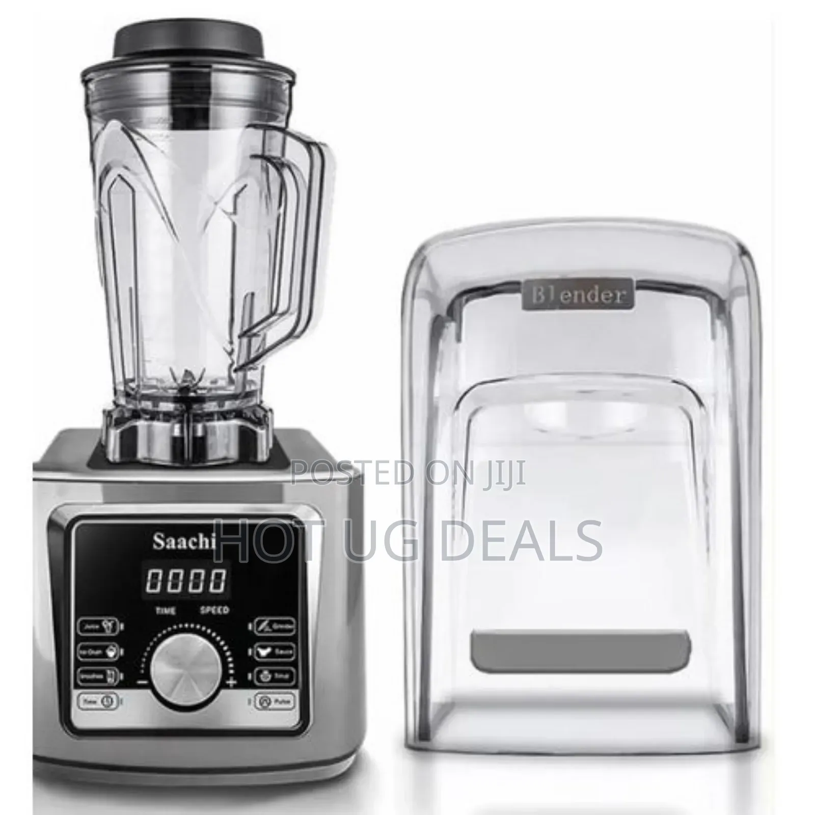 Commercial 4l Silent Blender With Plastic Jar Ice Crusher