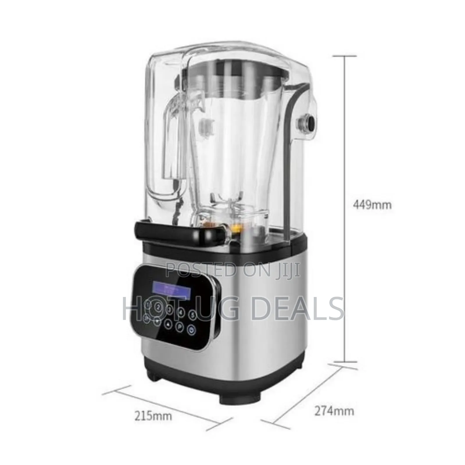 2l Hoffmans High Speed Sound Proof Silent Blender With Cover