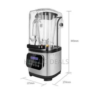 2l Hoffmans High Speed Sound Proof Silent Blender With Cover