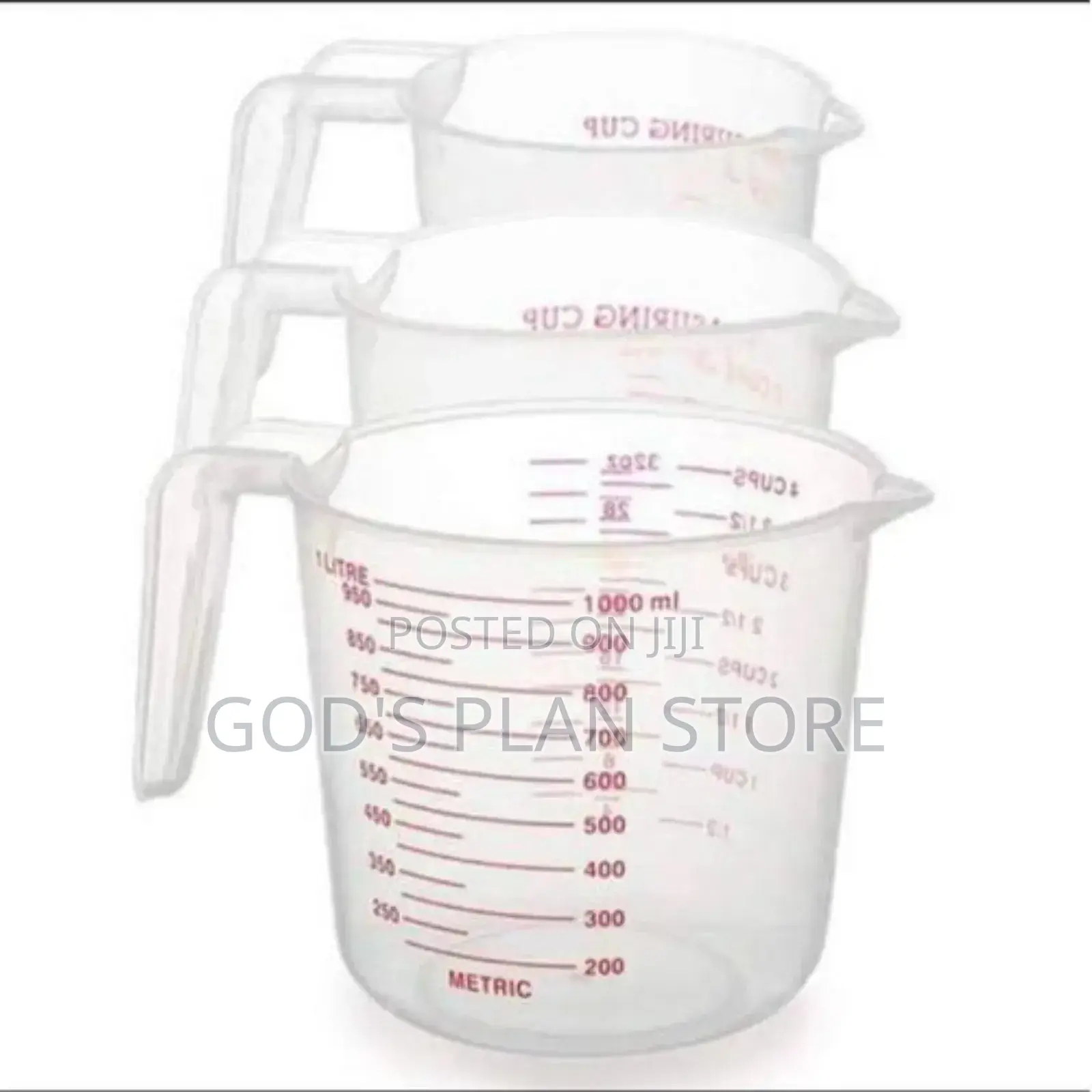1litre Plastic Measuring Jugs