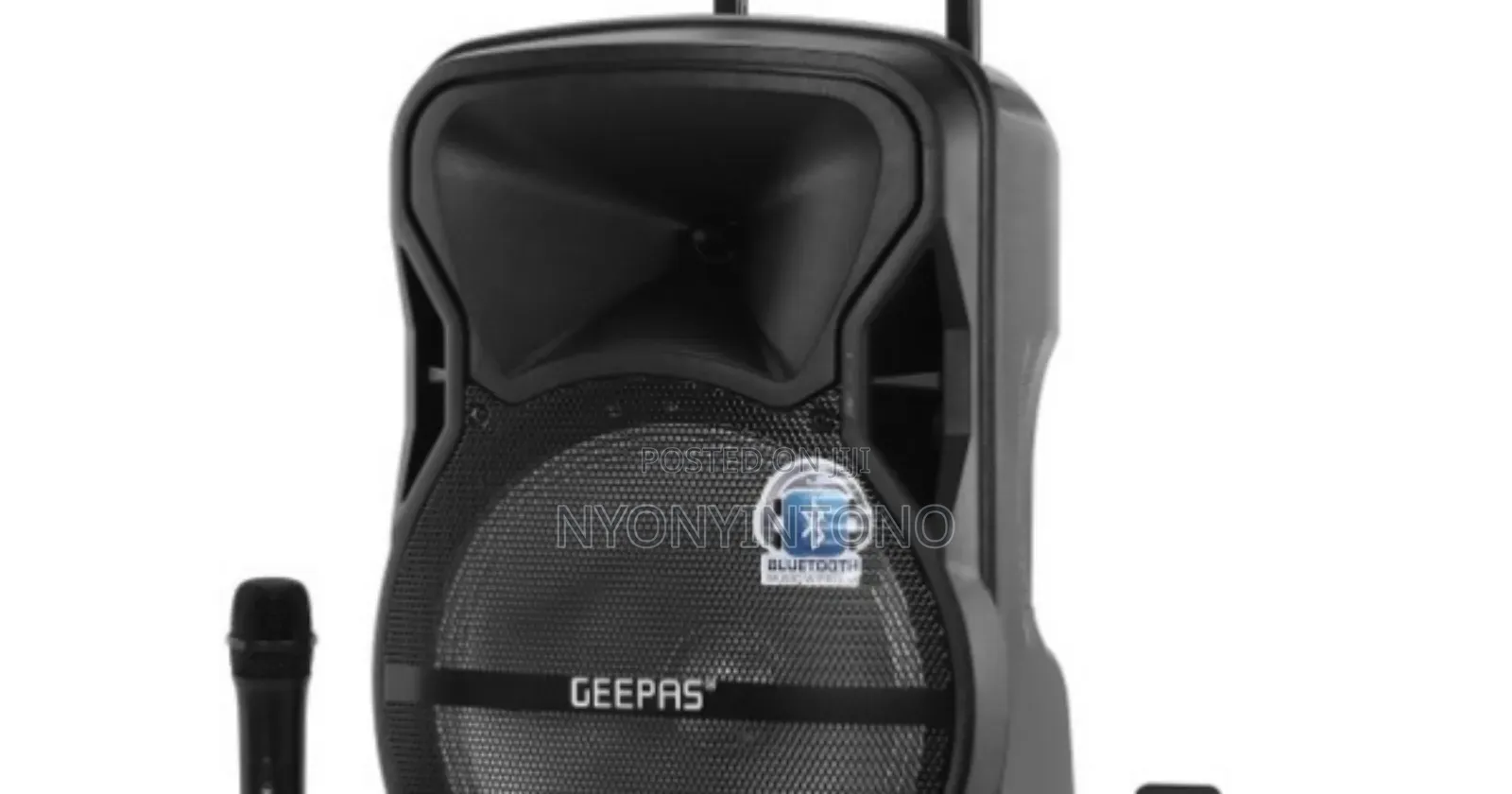 Geepas High-Quality Rechargeable Bluetooth Speaker GMS 8568