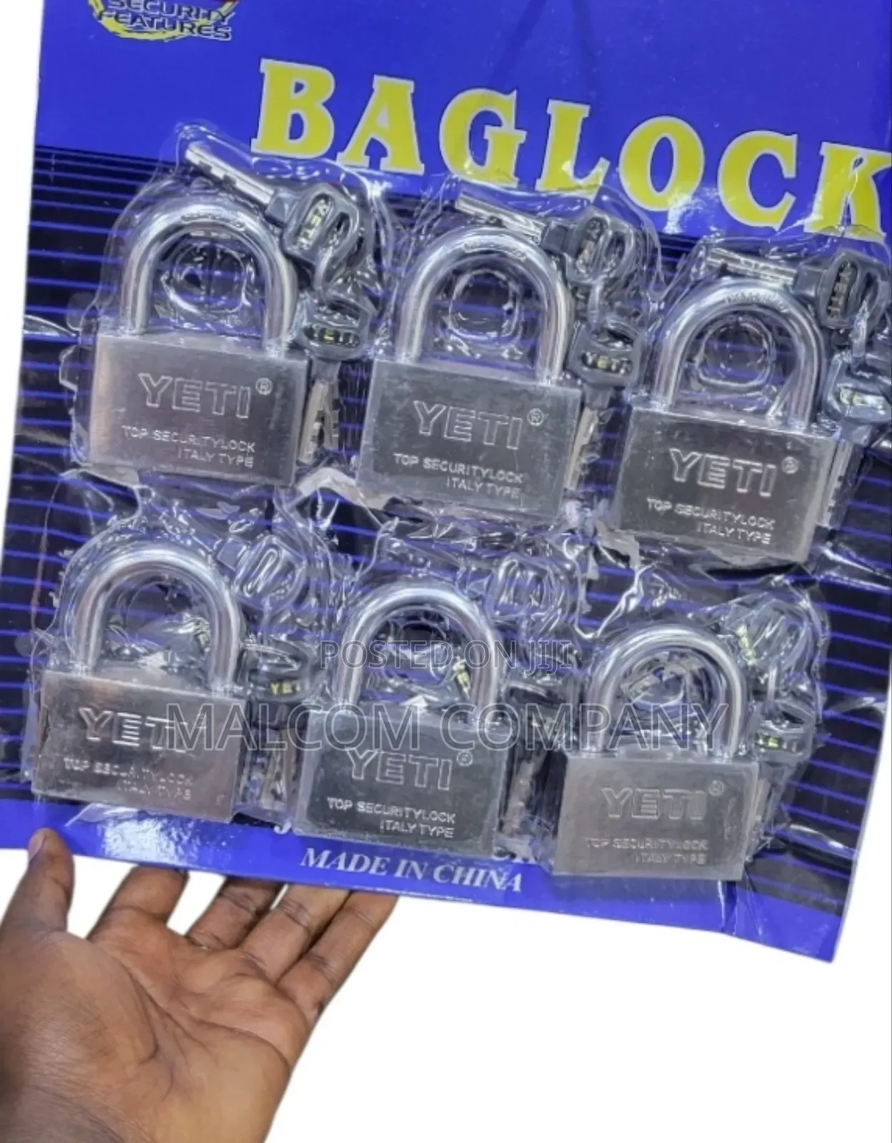 Anti Theft Padlocks 6pcs