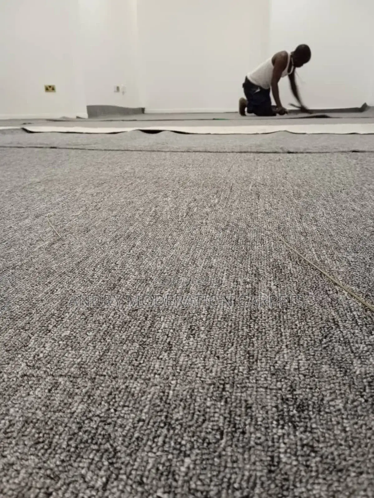 Ash Grey Wall to Wall Woolen Carpets