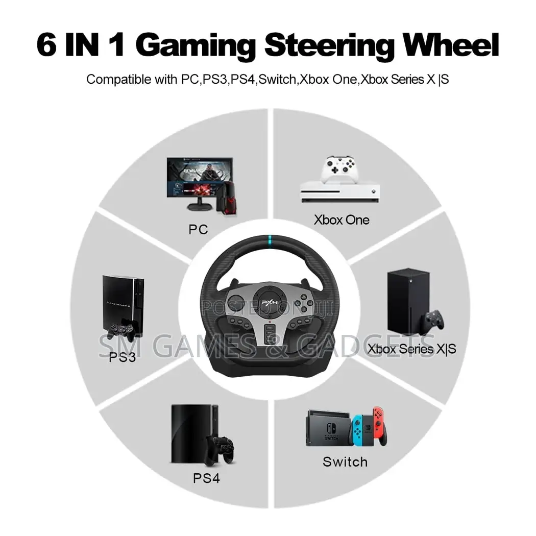 Racing Wheel (Pxn V9 Gaming, Racing Wheel)