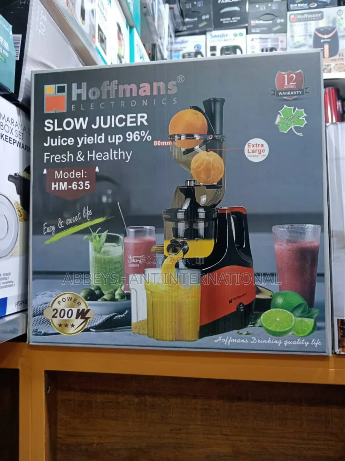 Slow Juicers/Hoffmans Hm-635 Slow Juicer.