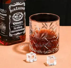12pcs Clear Crystal Whisky Glass Tumblers