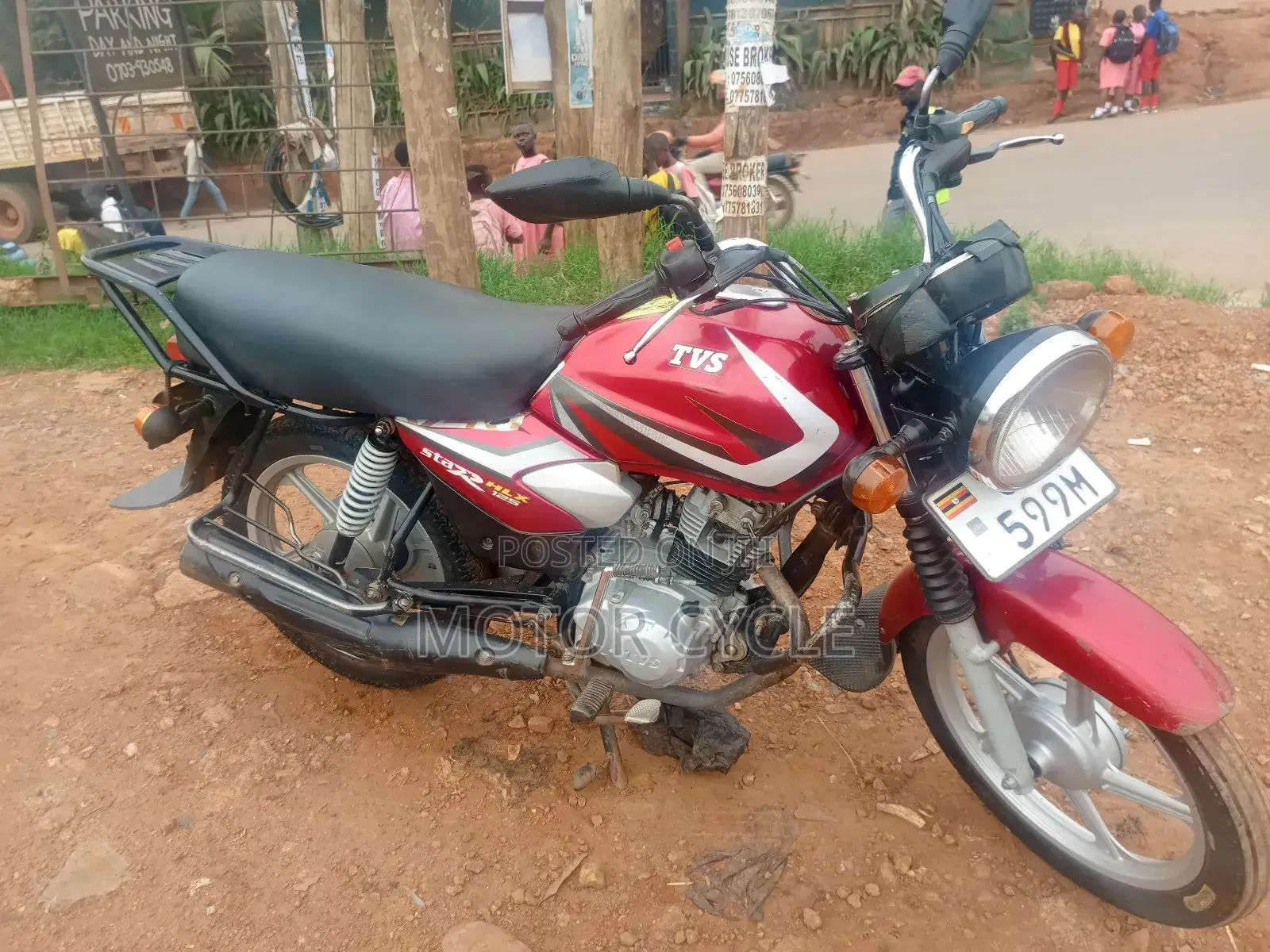 TVS HLX 125 2023 Red