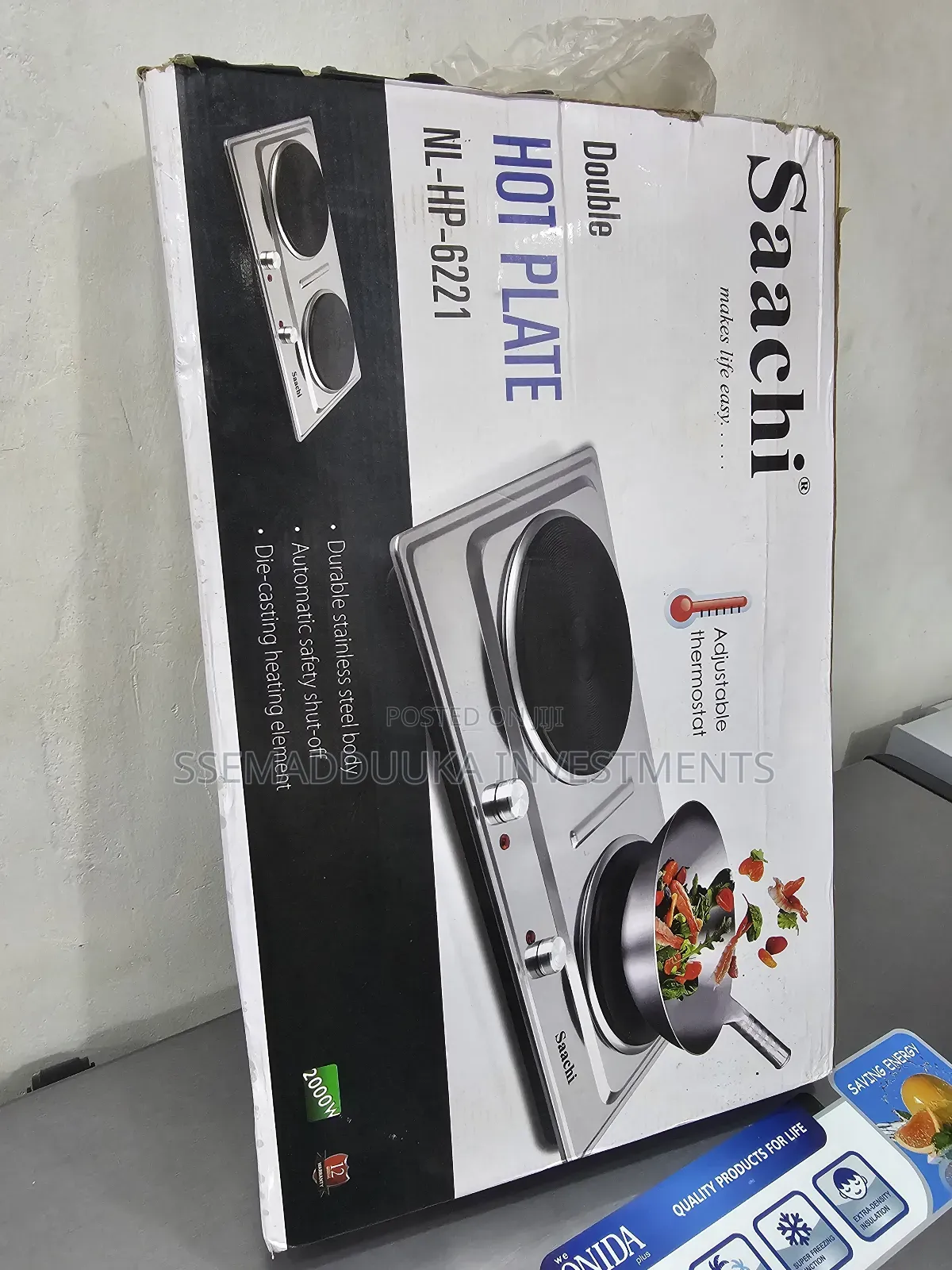 Saachi Double Solid Hot Plate