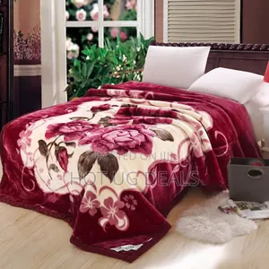 Photo - 6x6 Double Face Think Warm Woolen Blanket -(Prints Varies)