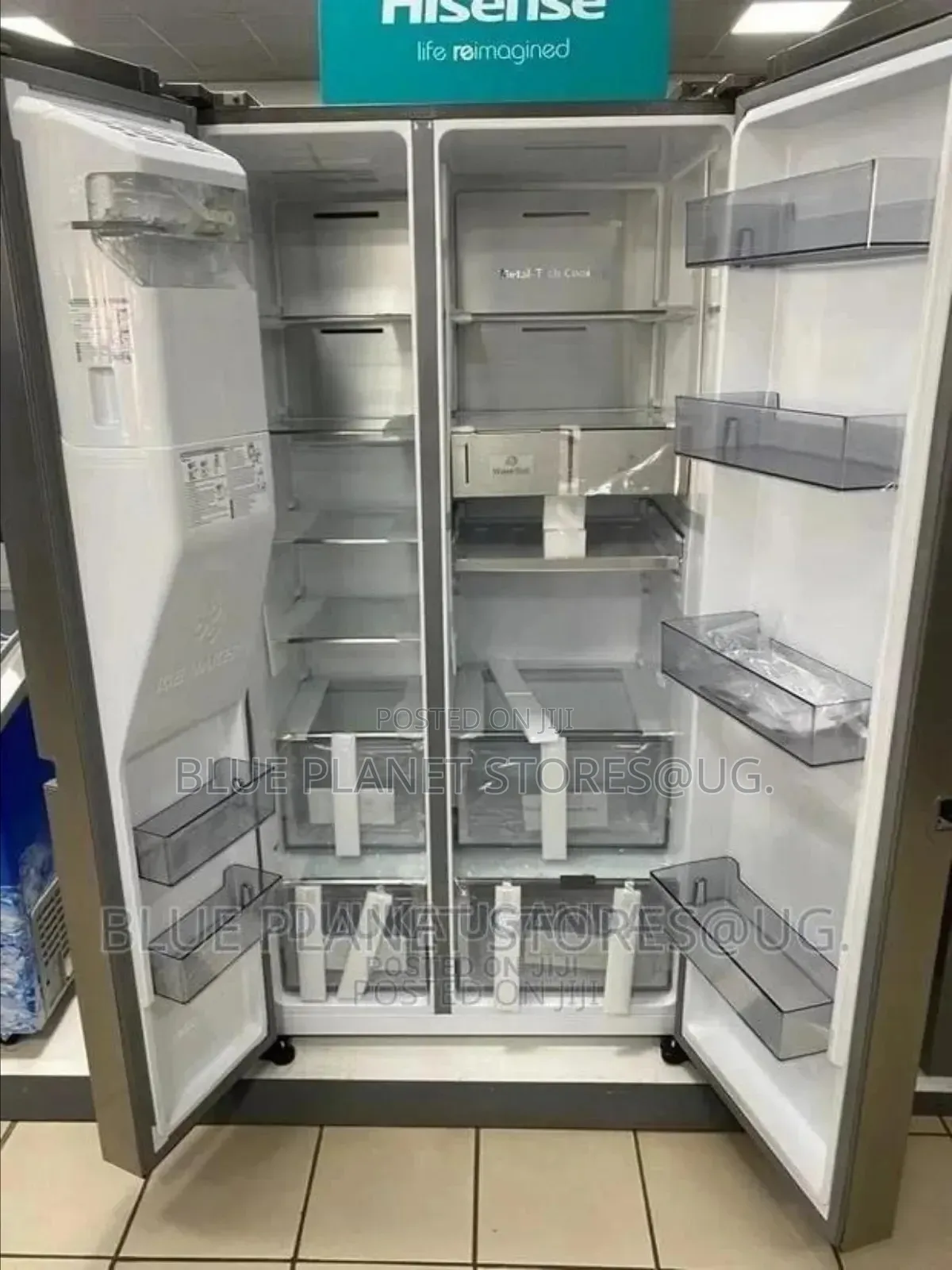 Hisense 720l American Door Fridges With Ice/Water Dispenser.