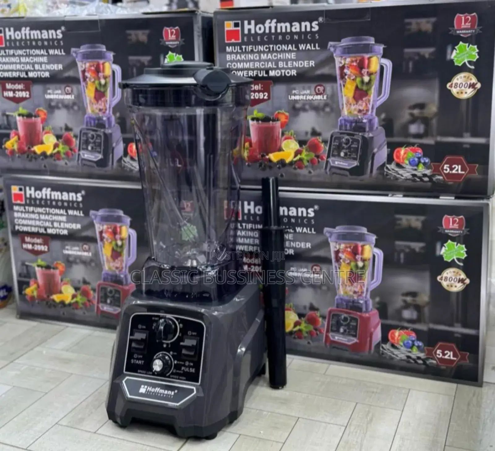 Hoffman 5.2l Commercial Powerful Blender