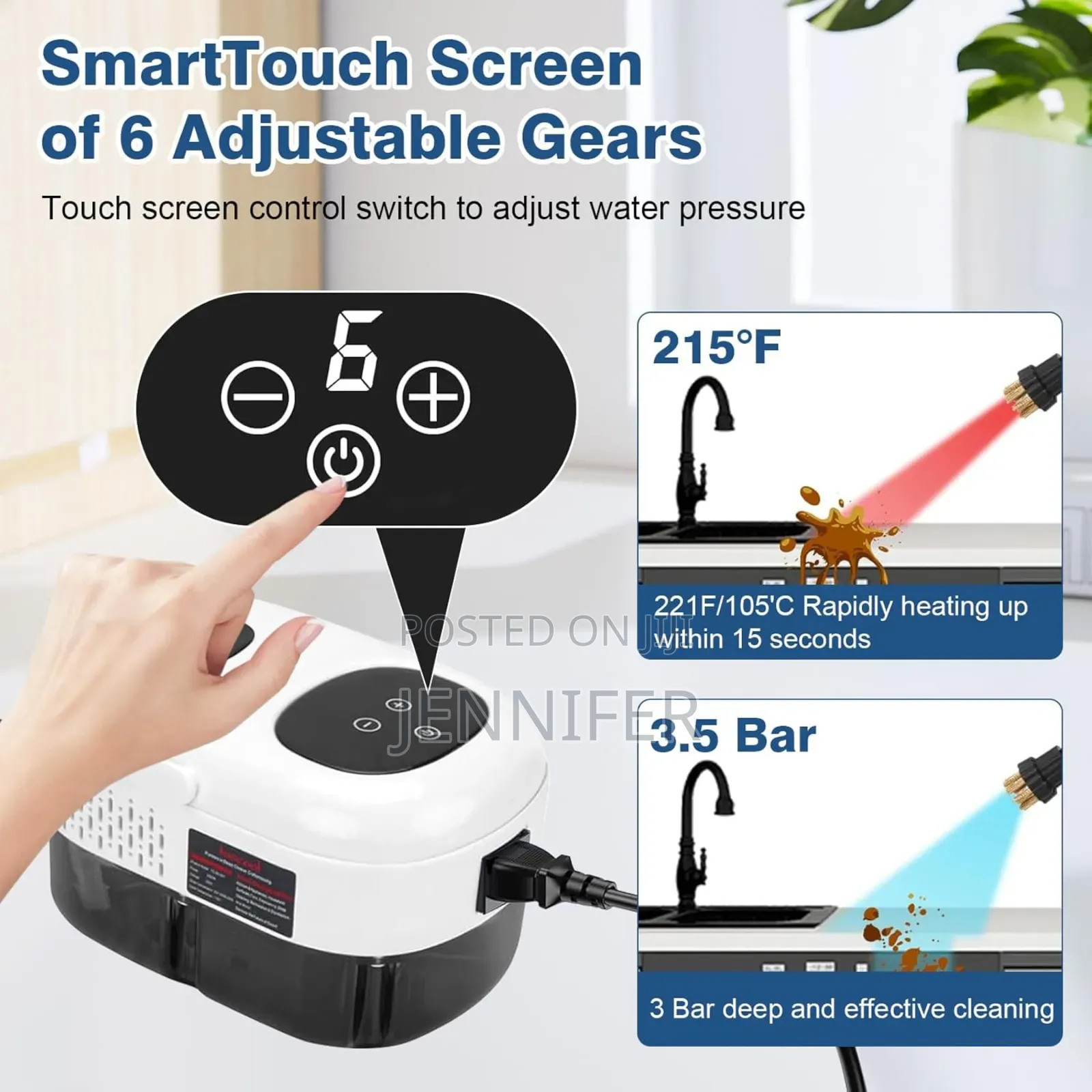 Portable High Pressure Steam Cleaner