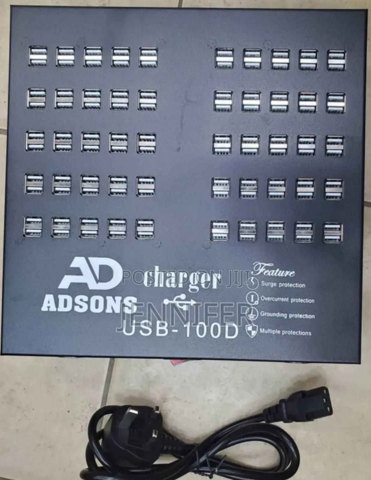 Adson 100ports Usb Fast Charger Station Deck