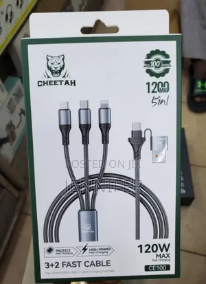 Cheetah 3plus2 Multifunction Usb Data Cable