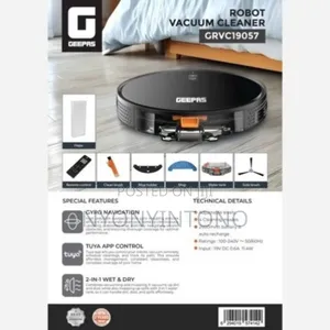 Geepas Smart Robot Wet Dry Vacuum Cleaner, 2yrs Warranty