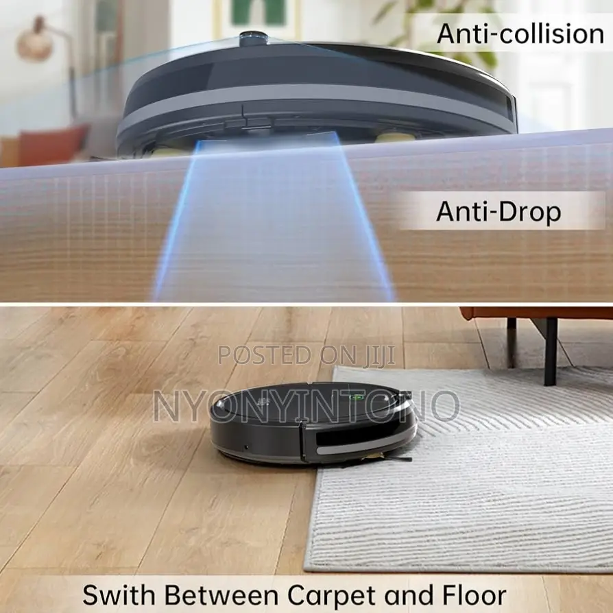 Geepas 2-in-1 Wet Dry Robot Vacuum Cleaner GRVC-19057
