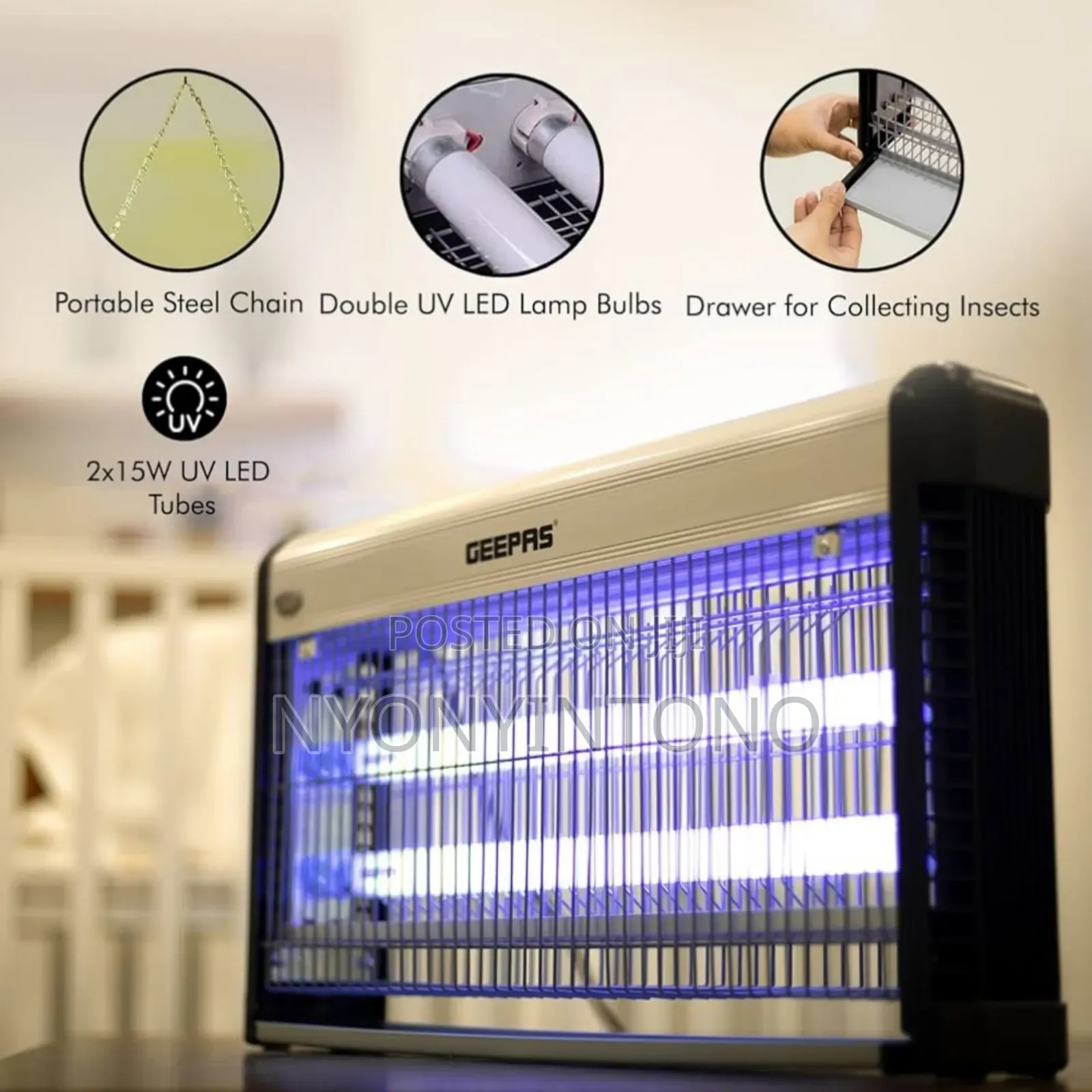 Geepas High-Quality Electric Bug Killer GBK-1133n
