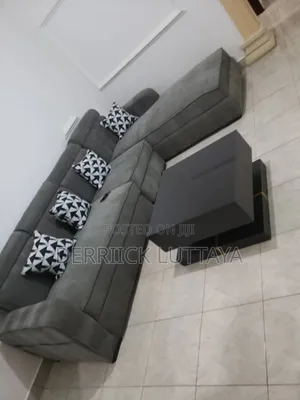 Photo - L Shape Sofa Is for Sale in Good Materials in Gray Color