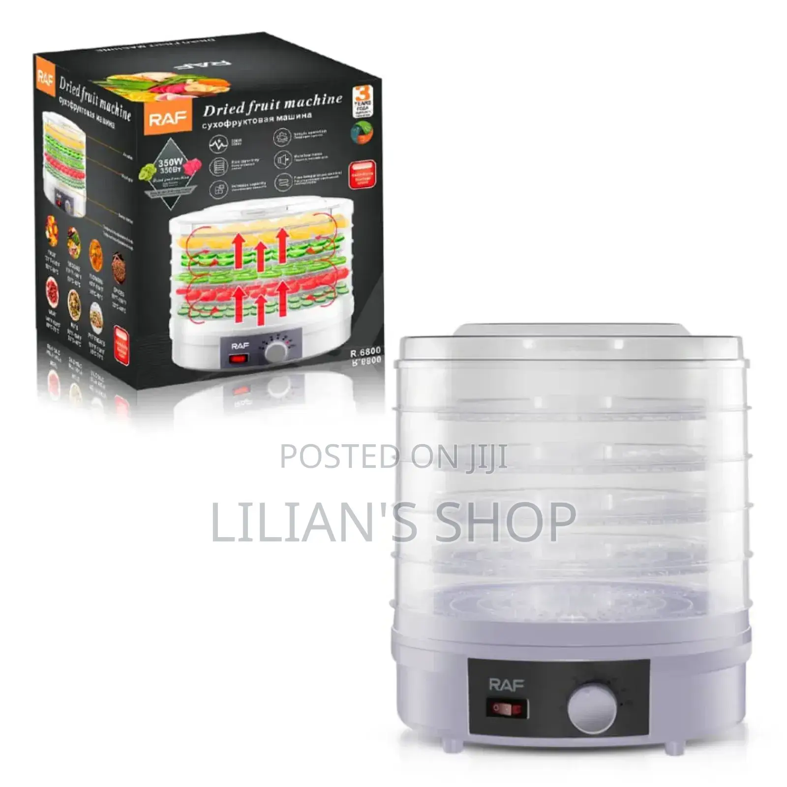 Raf 5 Trays Food Dehydrator